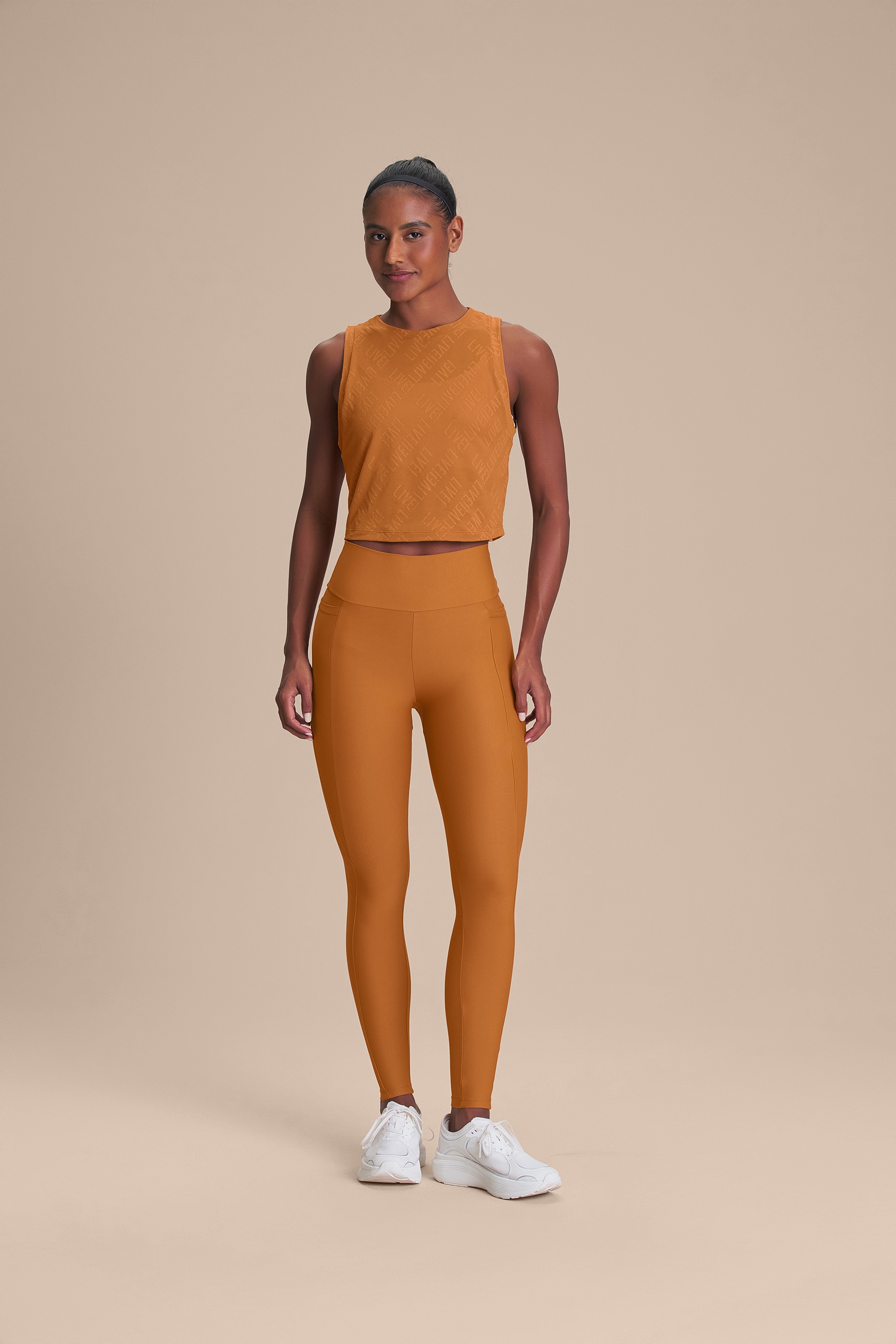 Live! — Regata Cropped Jacquard Tela LIVE!